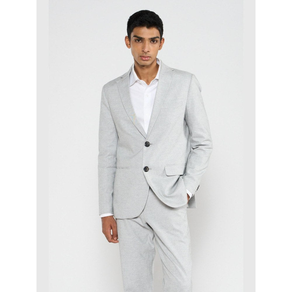 Perona Warren Grey Single Breasted Blazer