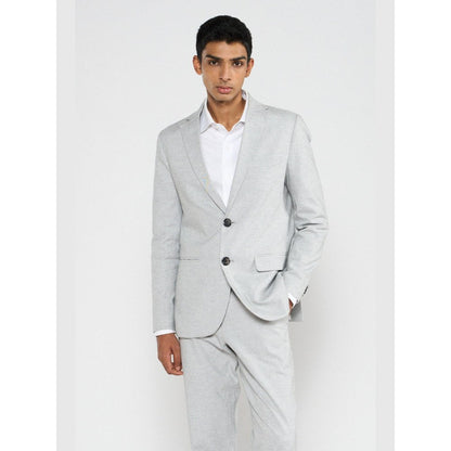 Perona Warren Grey Single Breasted Blazer