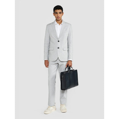 Perona Warren Grey Single Breasted Blazer