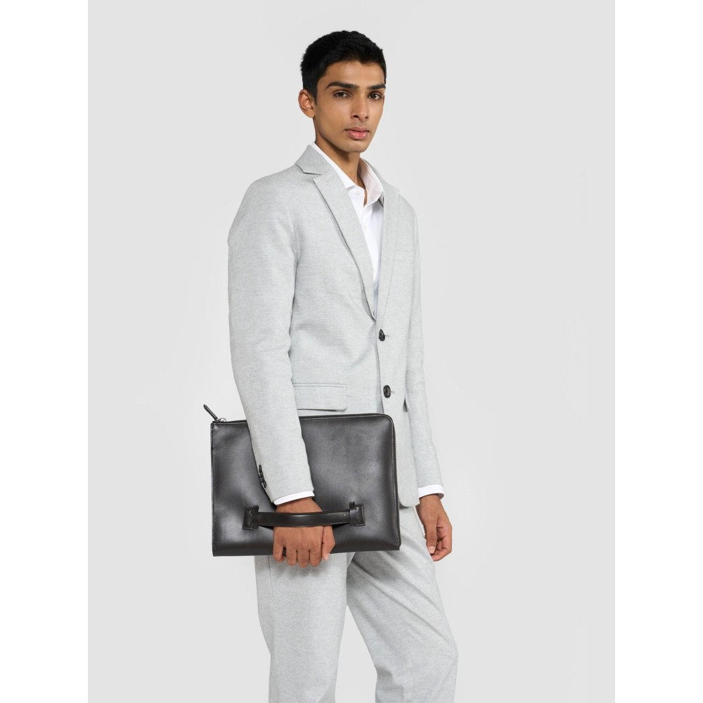Perona Warren Grey Single Breasted Blazer