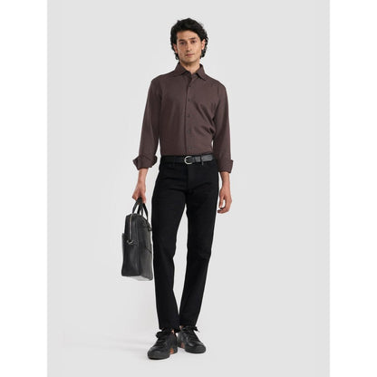 Perona Edward Black Mid Waist Pant