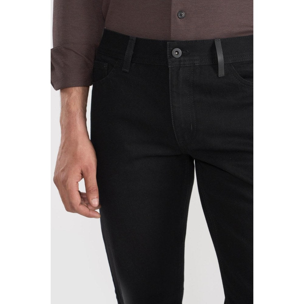 Perona Edward Black Mid Waist Pant