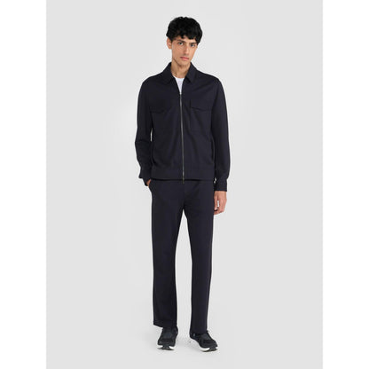 Perona Frank Navy Blue Relaxed Fit Pant