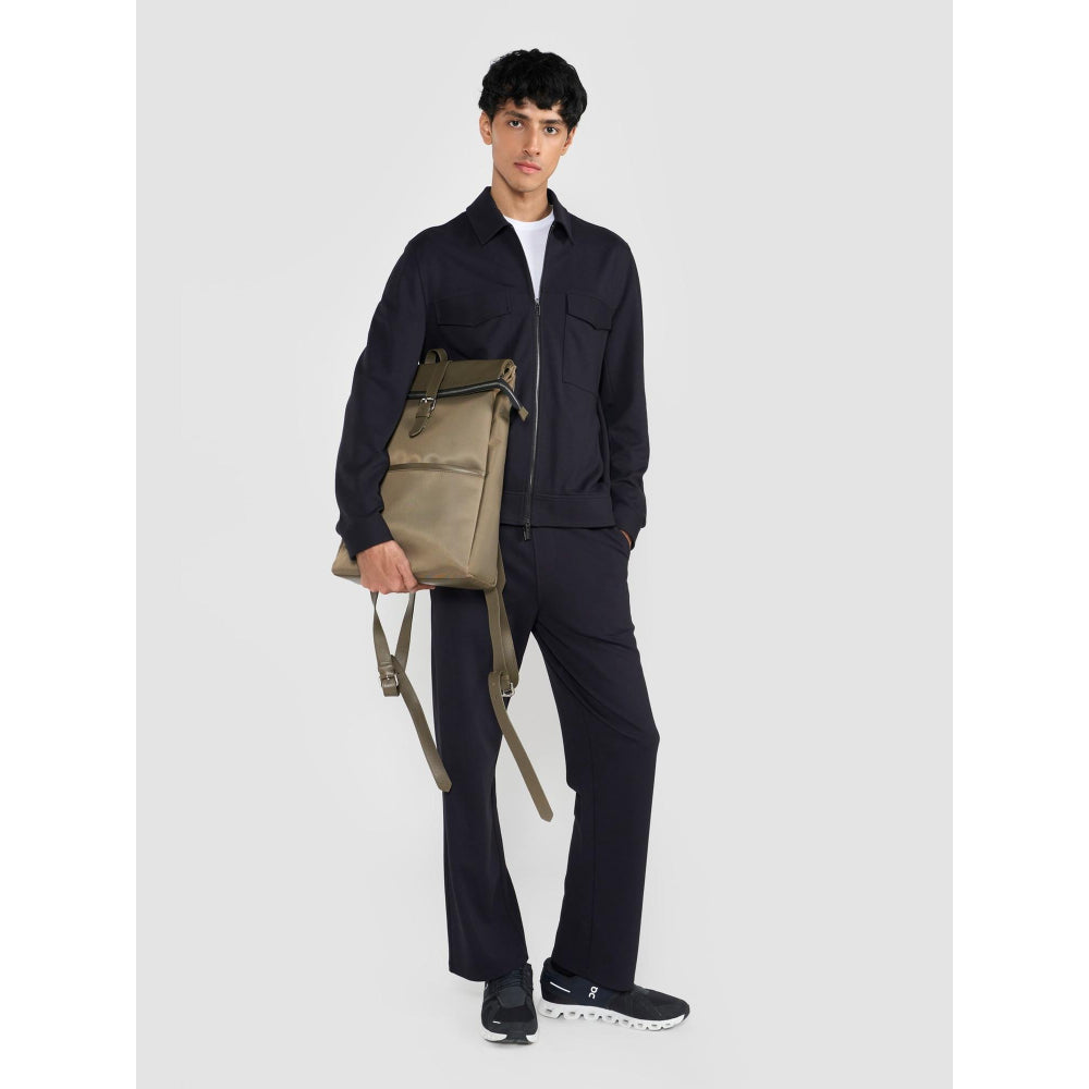 Perona Frank Navy Blue Relaxed Fit Pant