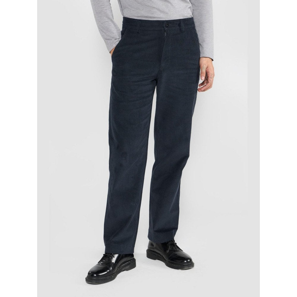 Perona Carson Navy Blue Solid Pant