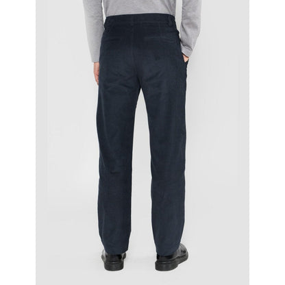 Perona Carson Navy Blue Solid Pant