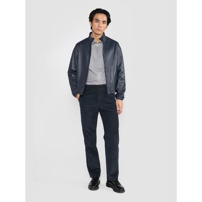 Perona Carson Navy Blue Solid Pant