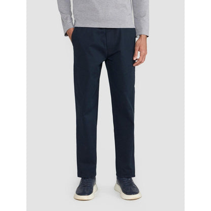 Perona Marcos Navy Blue Relaxed Fit Pant