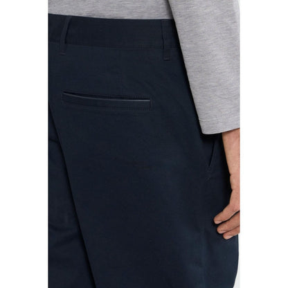 Perona Marcos Navy Blue Relaxed Fit Pant