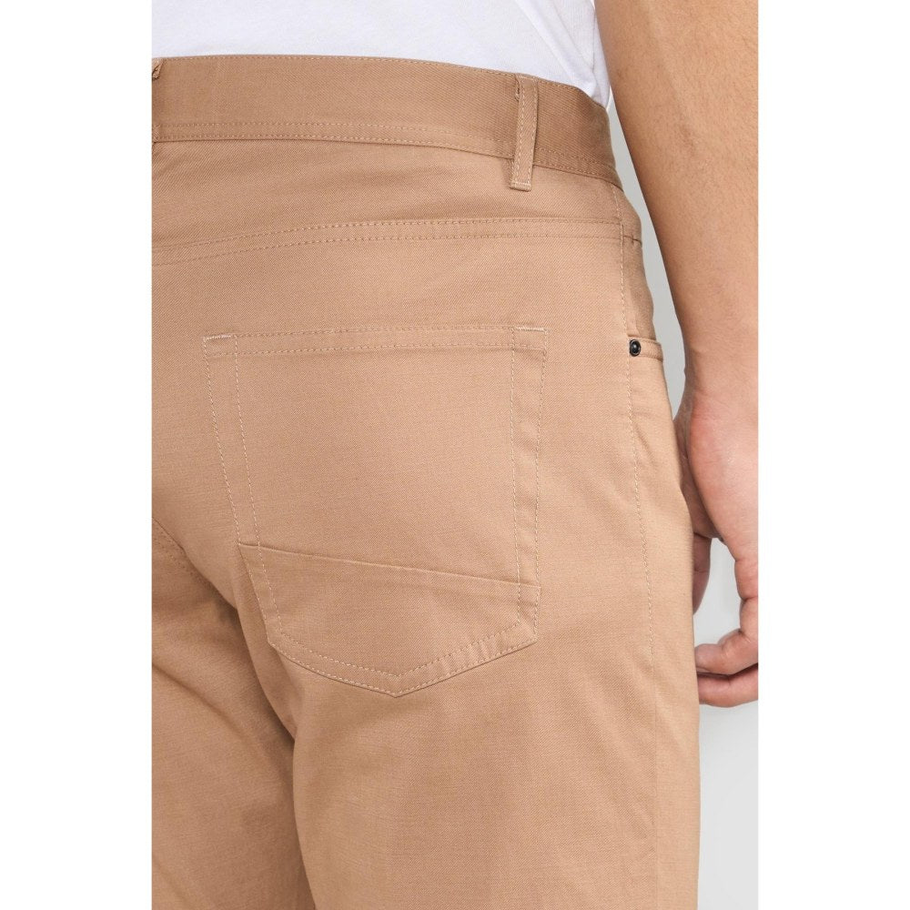 Perona Hugo Brown Slim Fit Pant