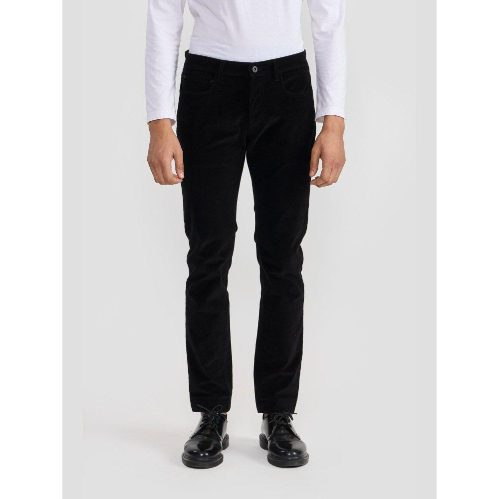 Perona Jack Black Relaxed Fit Pant