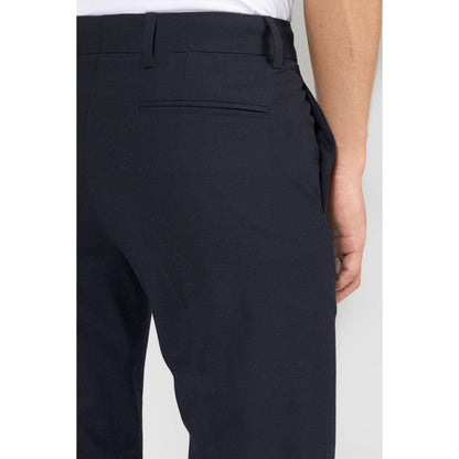 Perona Joseph Navy Blue Tailored Fit Pant