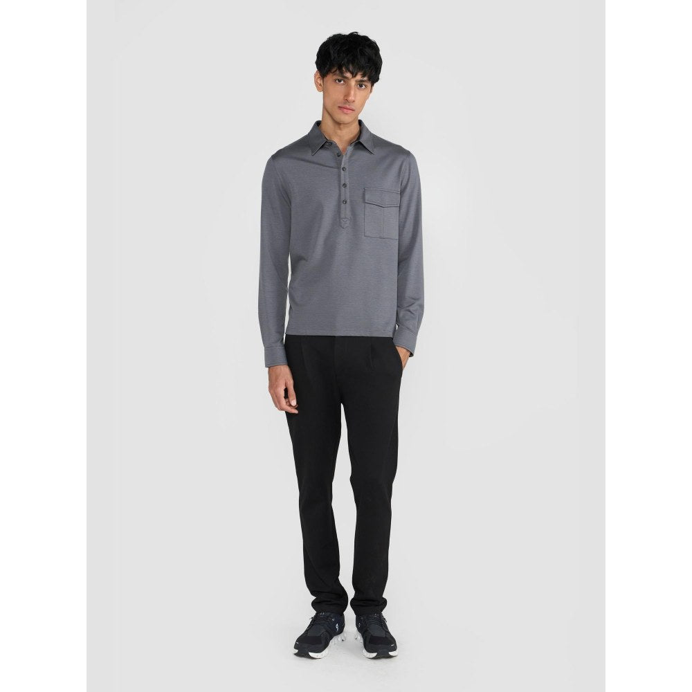 Perona Larry Black Relaxed Fit Pant