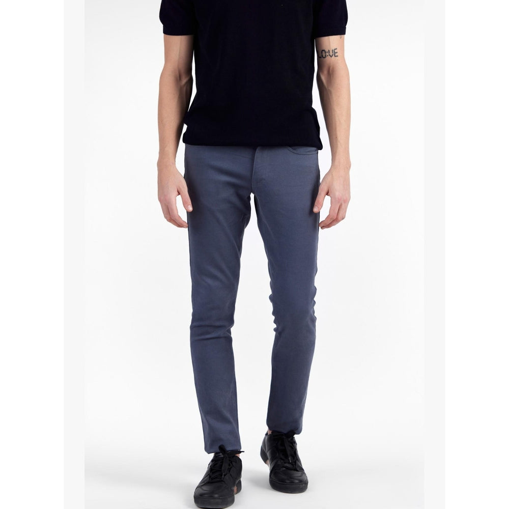 Perona Hanoi Blue Mid Waist Silm Fit Pant
