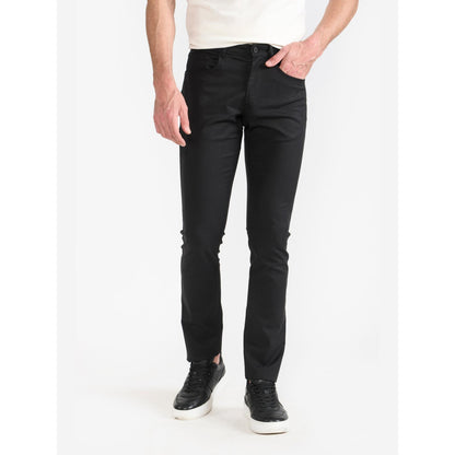 Perona Hanoi Black Mid Waist Silm Fit Pant