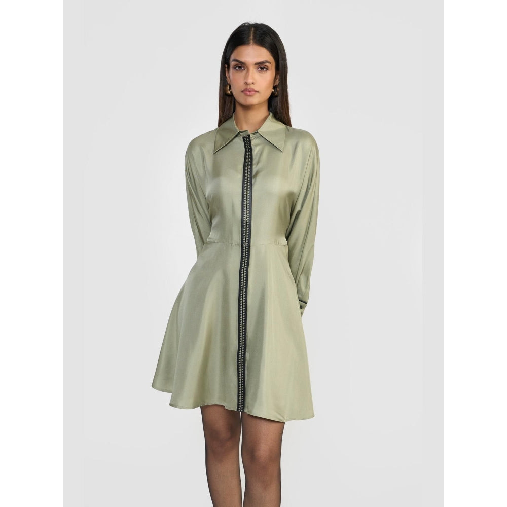 Perona Leila Green Shirt Dress