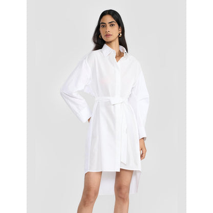 Perona Margot White A Line Dress