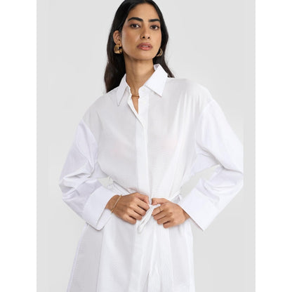 Perona Margot White A Line Dress