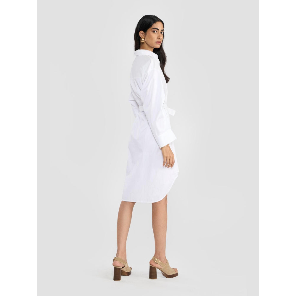 Perona Margot White A Line Dress