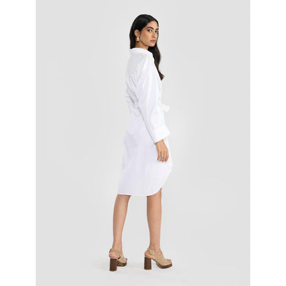 Perona Margot White A Line Dress