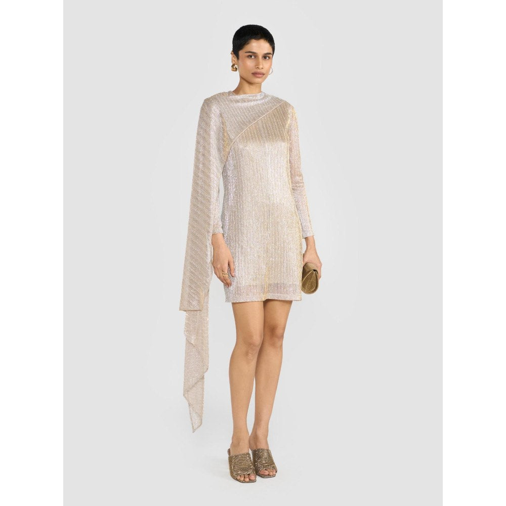Perona Haruka Beige Bodycon Dress
