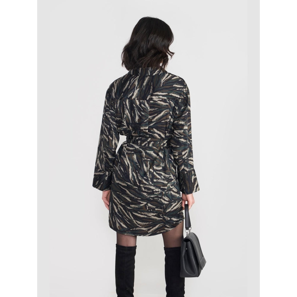 Perona Stella Olive Shirt Dress