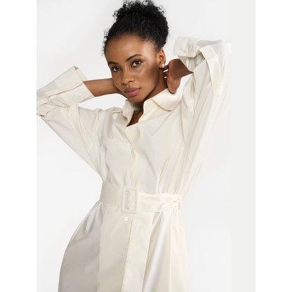 Perona Chloe Off White A Line Dress