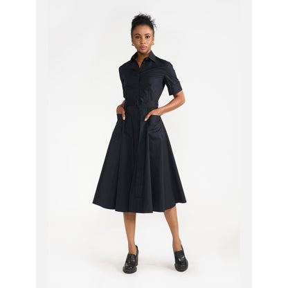 Perona Ciara Black A Line Dress