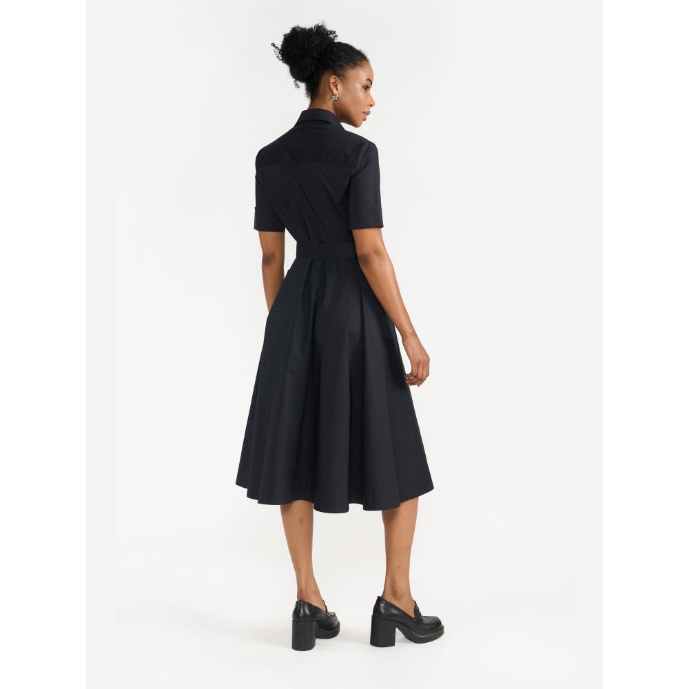 Perona Ciara Black A Line Dress