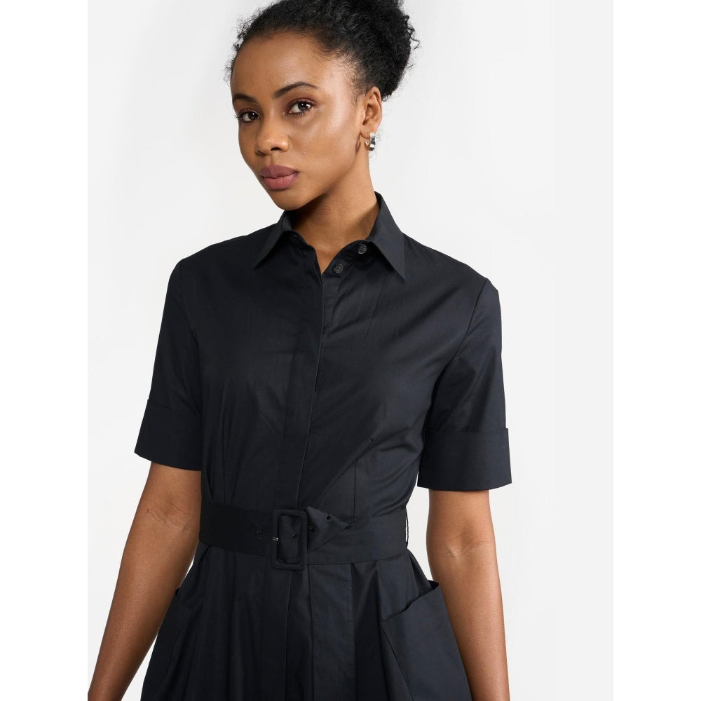 Perona Ciara Black A Line Dress