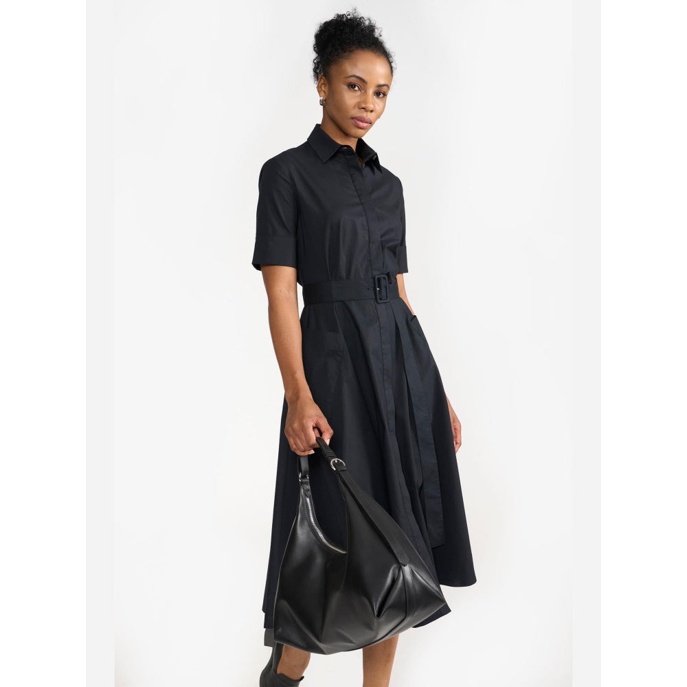 Perona Ciara Black A Line Dress