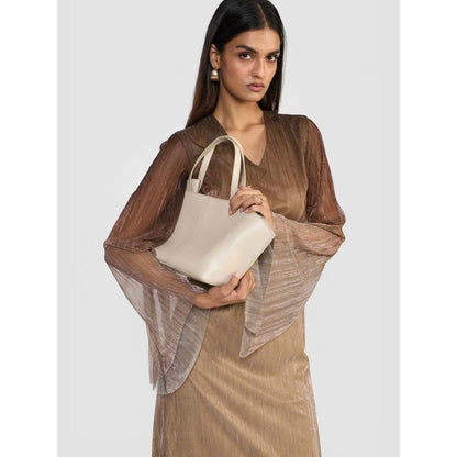 Perona Naruko Brown V-Neck A Line Dress