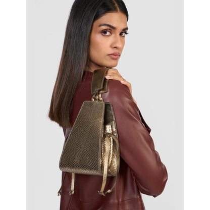 Perona Emma Rust Full Sleeves A Line Dress