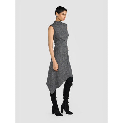 Perona Mabelle Black A-Line Dress