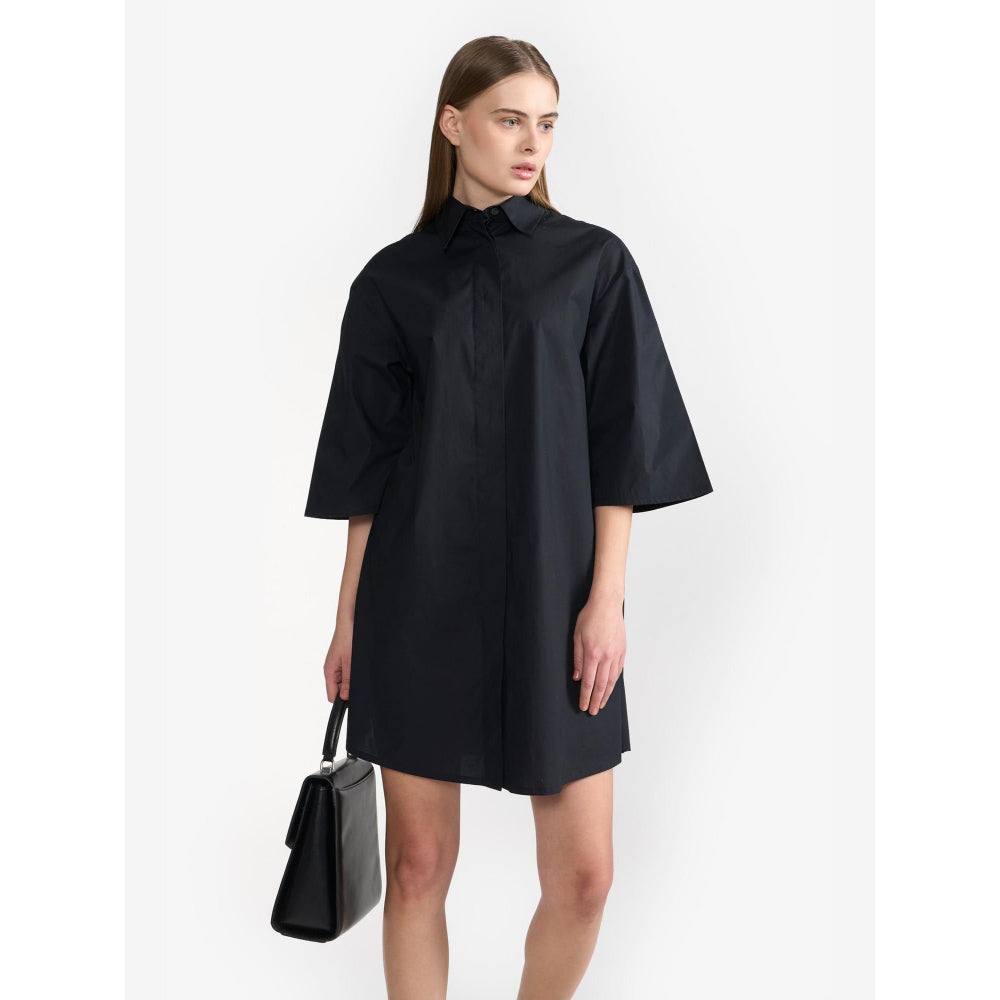 Perona Myra Black A Line Dress