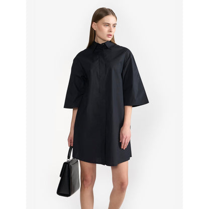 Perona Myra Black A Line Dress