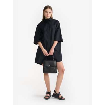 Perona Myra Black A Line Dress