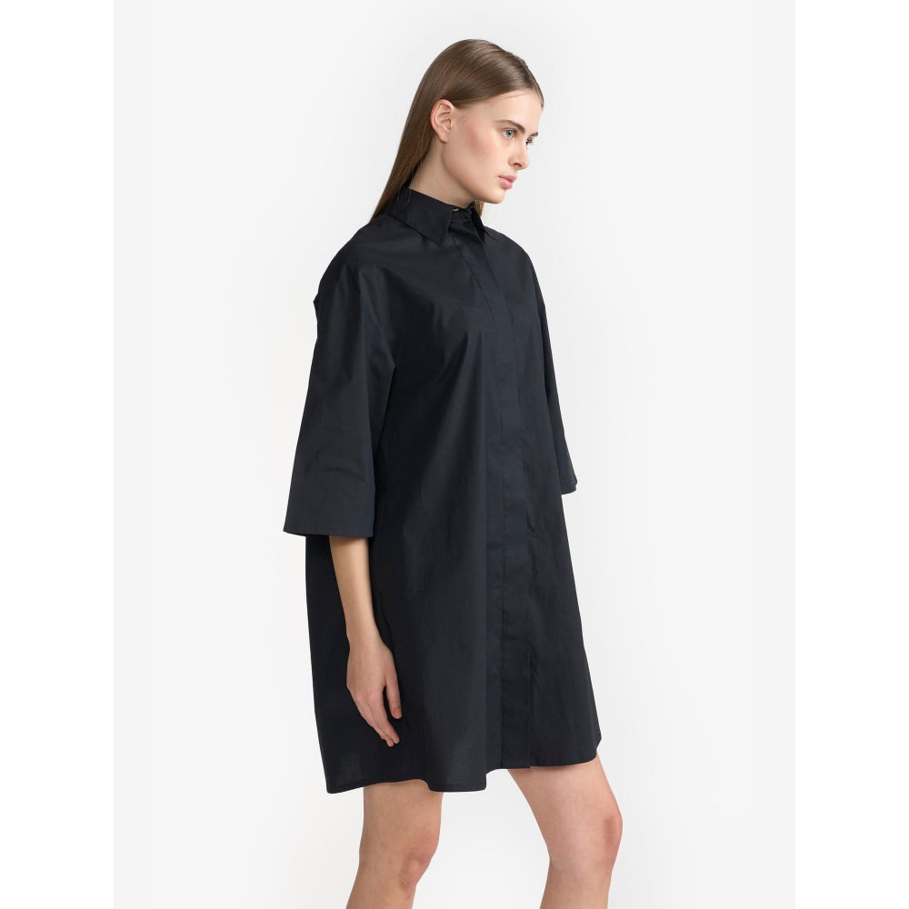 Perona Myra Black A Line Dress