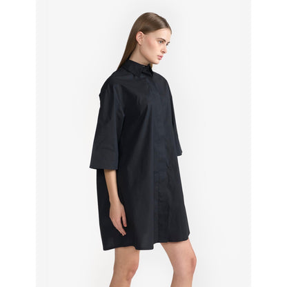 Perona Myra Black A Line Dress