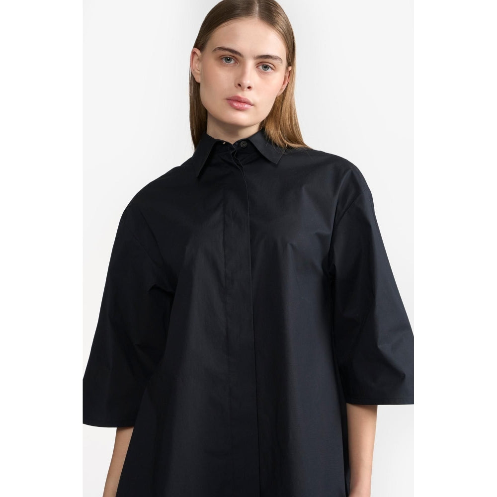 Perona Myra Black A Line Dress