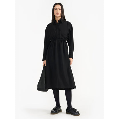 Perona Juniper Black A Line Dress