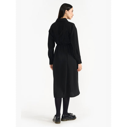 Perona Juniper Black A Line Dress