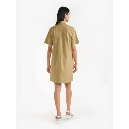 Perona Greta Olive A Line Dress