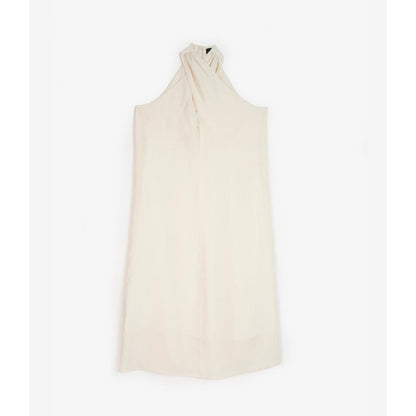 Perona Estrella Ivory Halter Neck A Line Dress