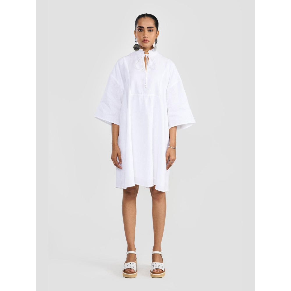 Perona Elizabeth White A Line Dress