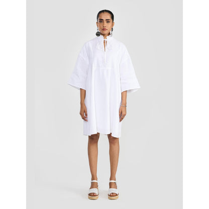 Perona Elizabeth White A Line Dress