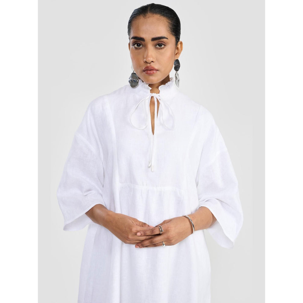 Perona Elizabeth White A Line Dress