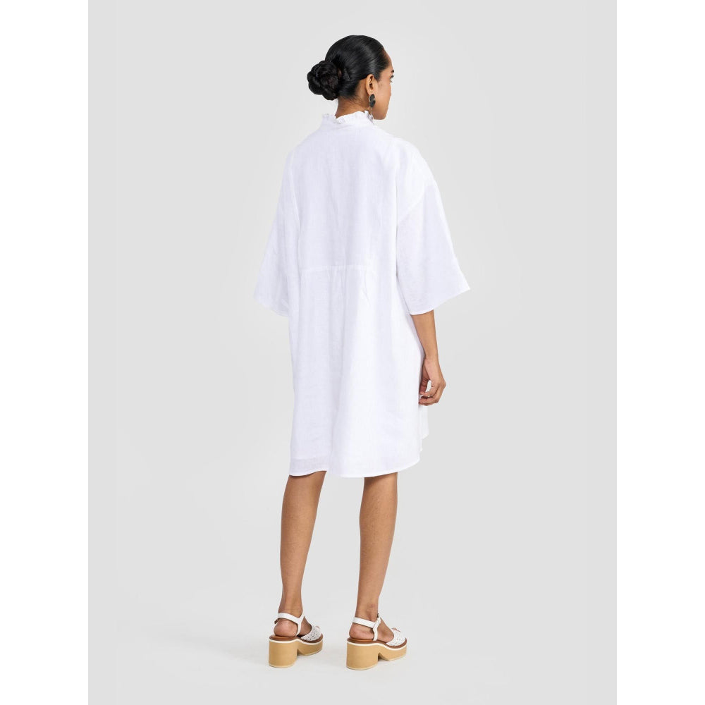 Perona Elizabeth White A Line Dress