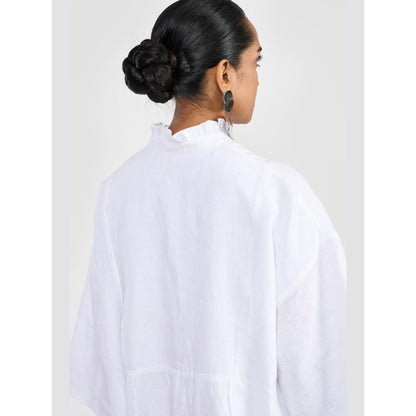 Perona Elizabeth White A Line Dress