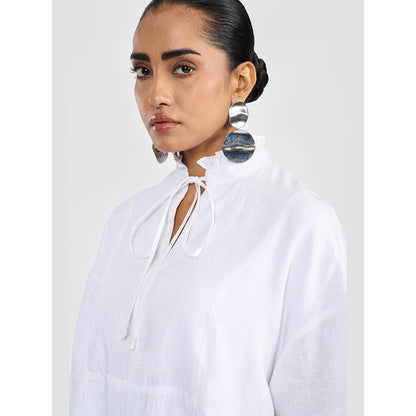 Perona Elizabeth White A Line Dress